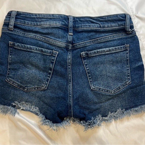 JBD denim Shorts women’s Size Small Blue distressed cutoff jean shorts - Picture 5 of 5
